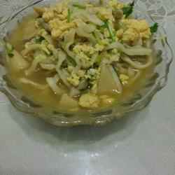 肉丝鸡蛋面的做法[图]