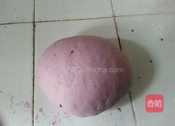 玫瑰紫薯包的做法图解2