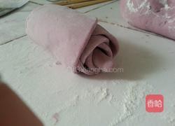 玫瑰紫薯包的做法图解4