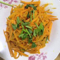 清炒胡萝卜的做法[图]