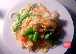 龙虾意面的做法图解3