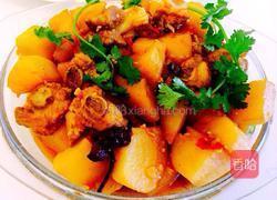 家常土豆烧排骨的做法图解6