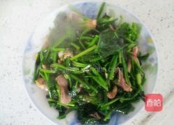 菠菜炒鸡胗的做法图解4