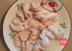 酸菜炒大肠的做法图解4