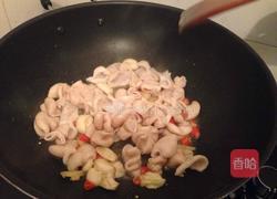 酸菜炒大肠的做法图解6