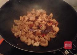 酸菜炒大肠的做法图解7