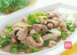 青椒焖猪肚的做法图解6