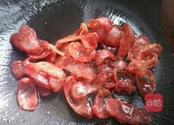 蒜苔炒腊肠的做法图解3