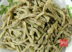 干豆角蒸腊肉的做法图解2