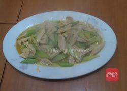 西芹炒腐竹的做法图解4