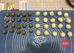 抹茶芝麻酥的做法图解3