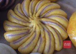 三色菊花馒头的做法图解13