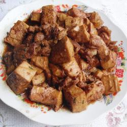 肉片炒老豆腐的做法[图]