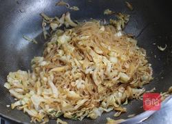 虾皮粉丝炒包菜的做法图解12