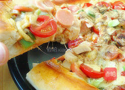 黑椒蔬菜披萨的做法图解12