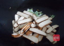 韭菜苔炒香干的做法图解4