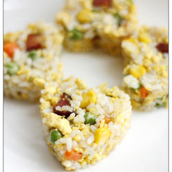 豆渣腊味炒饭的做法[图]