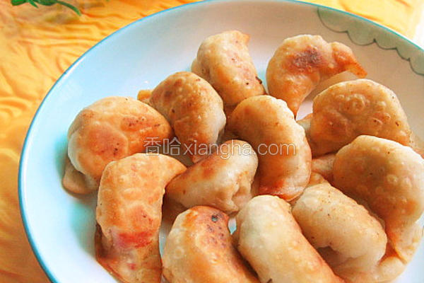 白菜馅锅贴饺子