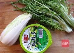 橄榄菜苦菊杂拌的做法图解1