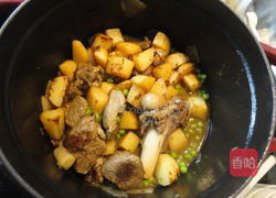 孜然豌豆羊肉煲的做法图解8