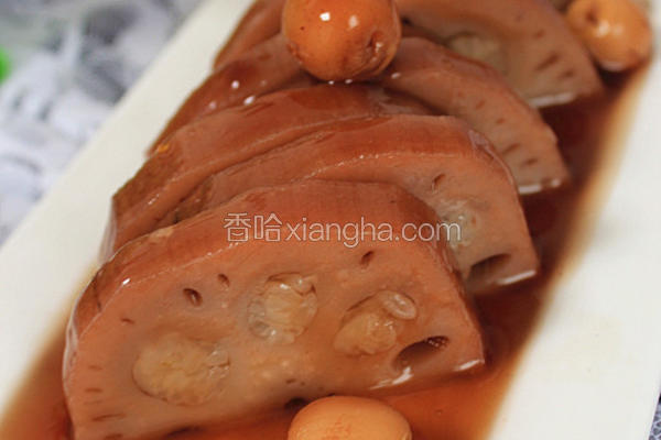 蜜汁糯米莲藕