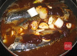 蒜蓉辣酱炖青鱼的做法图解7