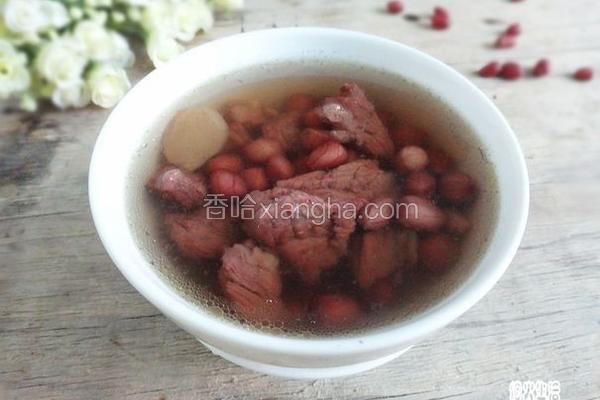 花生茴香炖牛肉