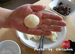 冰皮豆沙梅花糕的做法图解13