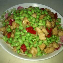 毛豆鸡丁的做法[图]