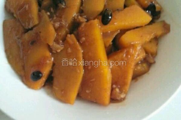 南瓜豆豉