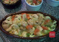 奶酪焗鸡丁的做法图解12