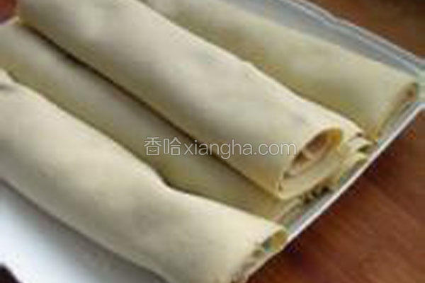 油渣豆腐皮卷
