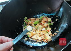 尖椒米虾豆腐丁的做法图解8