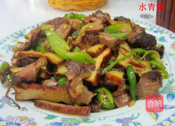 辣椒炒卤肉卤香干的做法图解8