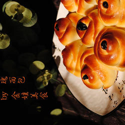 蜂蜜玫瑰面包的做法[图]