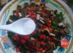 荠菜拌香干的做法图解5