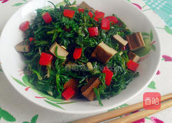荠菜拌香干的做法图解7