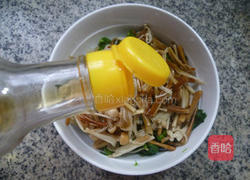 黄金针菇拌菜芯干的做法图解10
