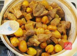 红焖香干凤眼果的做法图解12