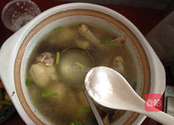 莲子百合煲鸡汤的做法图解6