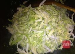 包菜炒饭的做法图解4