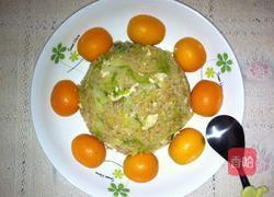 包菜炒饭的做法图解8