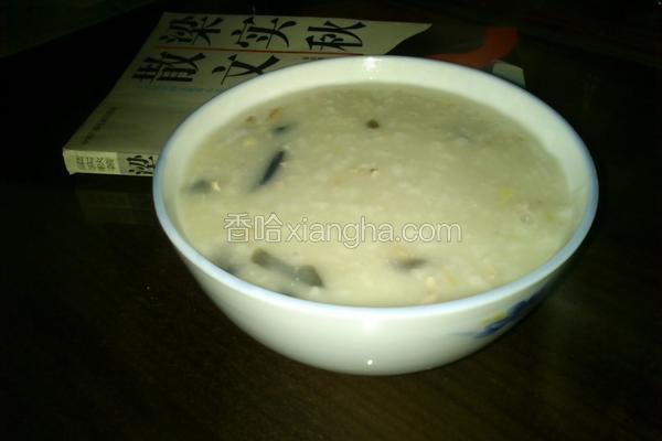 皮蛋瘦肉粥