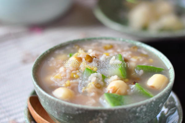 冬瓜莲米绿豆粥