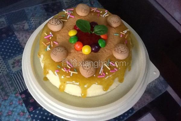 酸奶果酱蛋糕