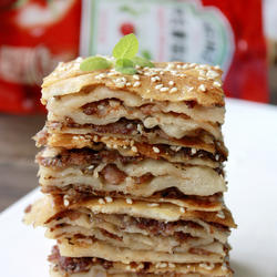 茄汁牛肉千层饼的做法[图]