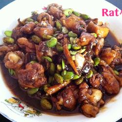 毛豆炒鸡的做法[图]