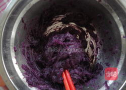 奶香紫薯冰皮月饼的做法图解4