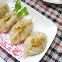 韭菜豆干蒸饺的做法[图]
