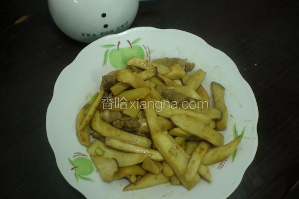 杏鲍菇炒肉